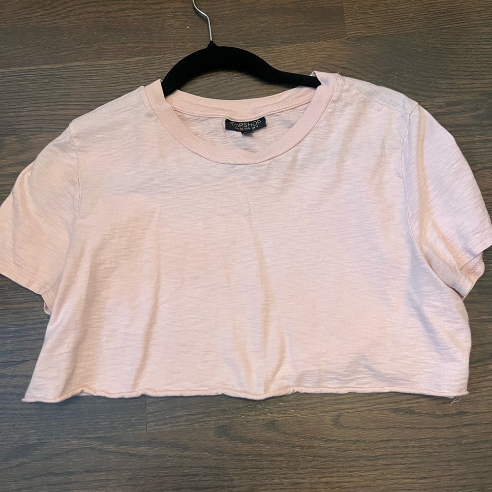 Cropped top shop t-shirt